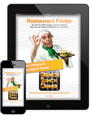 Brunch Lunch Dinner - Die App zur Suche von Restaurants und Gastroangeboten